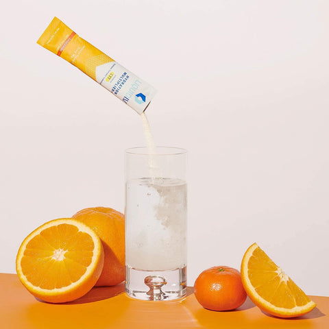 Liquid I.V. Hydration Multiplier Plus Tangerine Flavor 24 sticks 13.55 Oz (384 g) - CoCo Island Mart