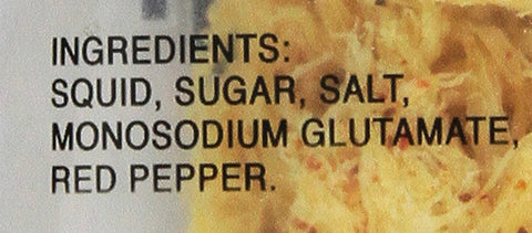 Wel-Pac Saki Ika Hot Prepared Shredded Dried Squid 4 Oz (113 g)