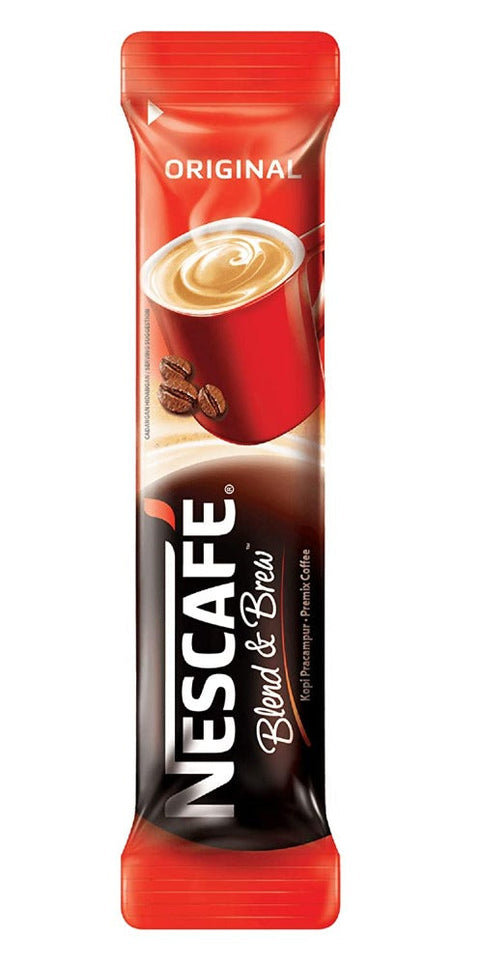 Nescafé 3-in-1 Premix Instant Coffee Blend & Brew Original - Imported from Nestle Malaysia 19 g (28 Sticks)