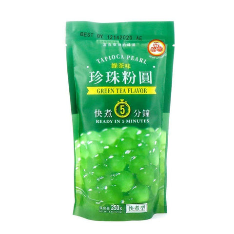 WuFuYuan Tapioca Pearl Green Tea Flavor 8.8 Oz (250 g) - CoCo Island Mart