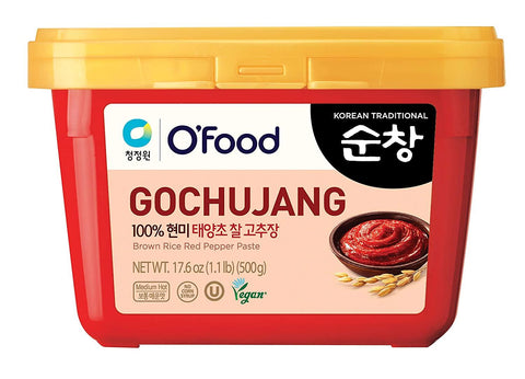 Chung Jung One Gochujang Brown Rice Medium Hot Red Pepper Paste 1.1 LBS (500 g) - CoCo Island Mart