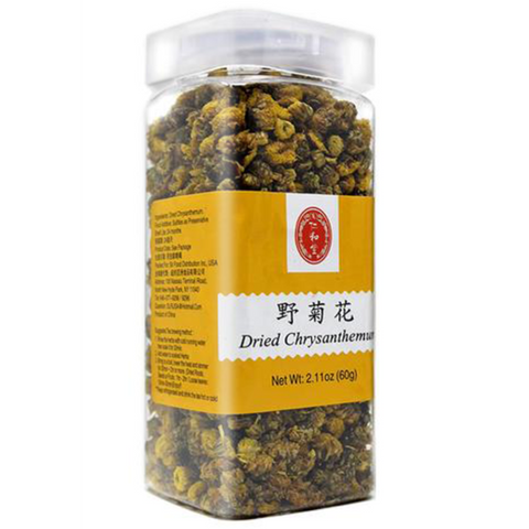 Ren He Tang Dried Wild Chrysanthemum Tea Tai Ju Chinese Tea Herbal Flower Tea Decaffeinated Loose Leaf Tea 2.11 Oz (60 g)