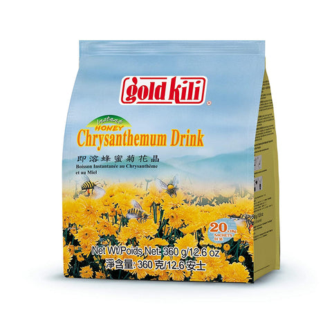 Gold Kili Instant Honey Chrysanthemum Tea 20 Sachets 12.6 Oz (360 g)