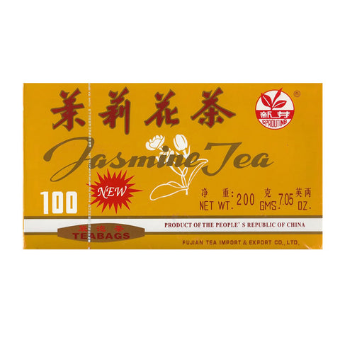 Sprouting Jasmine Tea 100 Tea Bags 7.05 Oz (200 g)