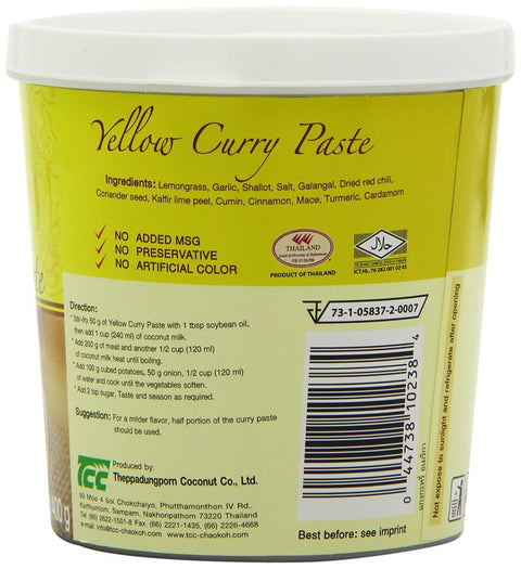 Mae Ploy Yellow Curry Paste 14 Oz (400 g)