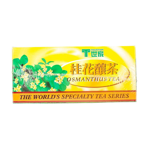 TRADITION Osmanthus Tea 50 Tea Bags 3.5 Oz (100 g) - 世家桂花釀茶 - CoCo Island Mart