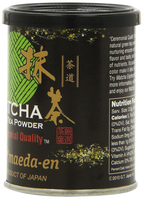 Maeda-en Matcha Green Tea Powder - Ceremonial Quality 1 Oz (28 g) - CoCo Island Mart