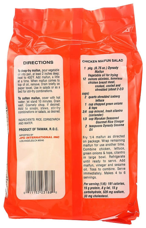 Dynasty Maifun Rice Sticks 6.75 Oz (191 g)