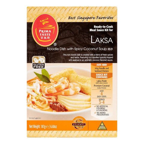 Prima Taste Laska Paste Ready to Cook Meal Sauce Kit 6.6 Oz (187 g)