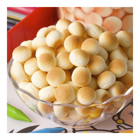 WANT-WANT Hot Kid Mini Ball Bun Cake Honey Flavor Snacks 7.4 Oz (210 g) - 旺仔小馒头蜂蜜味