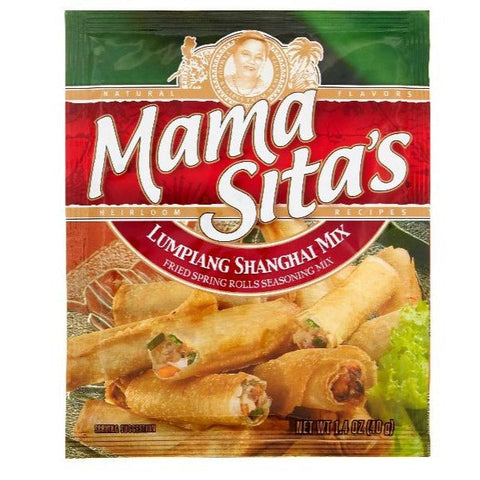 Mama Sita's Lumpiang Shanghai Mix - Fried Spring Roll Seasoning Mix Pouch 1.4 Oz (40 g)