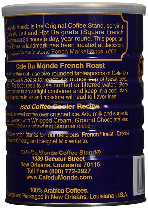 Cafe Du Monde French Dark Roast Coffee 13 Oz (368 g)