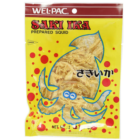 Wel-Pac Saki Ika Original Prepared Shredded Squid 2 Oz (56.7 g)