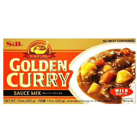 S&B Golden Curry Sauce Mix Mild 7.8 Oz (220 g)