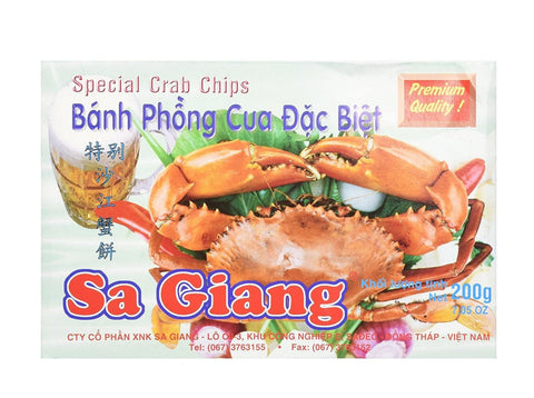 Sa Giang Vietnamese Special Crab Chips 7.05 Oz (200 g)