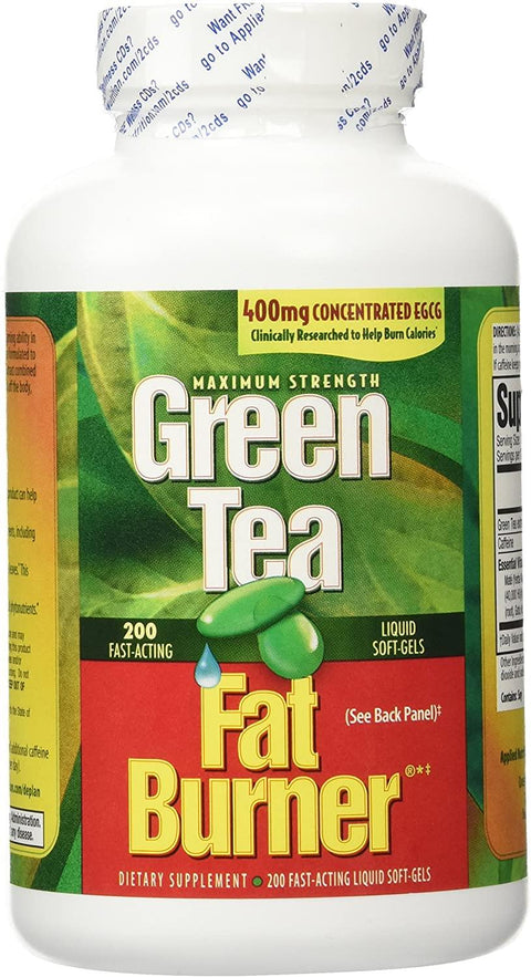 Green Tea Fat Burner 200 Liquid Soft Gels - CoCo Island Mart