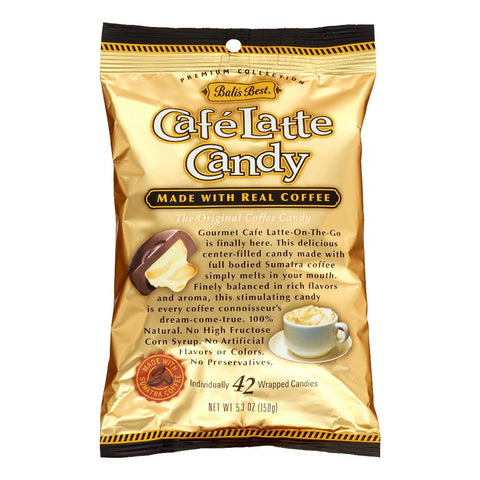 Bali's Best Cafe Latte Candy - Coffee Candy 5.3 Oz (150 g)