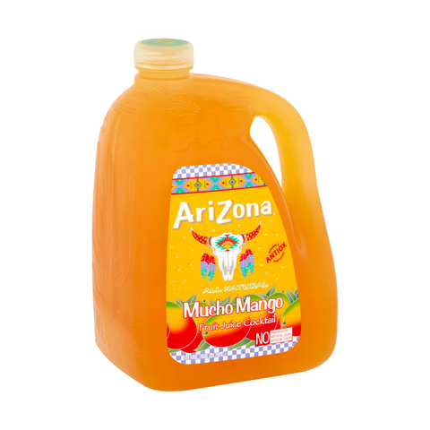 AriZona All Natural Mucho Mango Fruit Juice Cocktail 128 FL Oz (1L) 3.78L