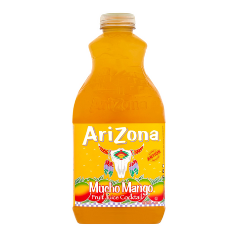 ARIZONA Mucho Mango Fruit Juice Cocktail Vitamin C Fortified 59 Fl Oz - 1.74 L