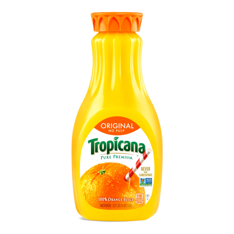 TROPICANA Pure Premium 100% Orange Juice Original No Pulp 52 FL Oz (1.53L)