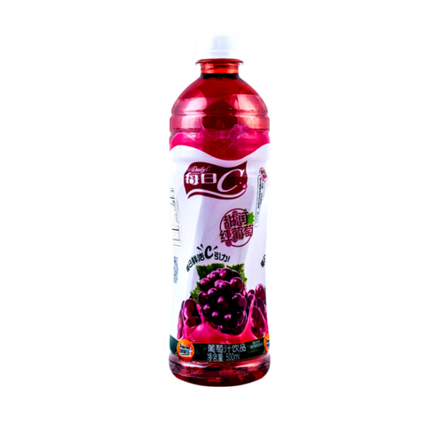 Master Kong Daily C Red Grape Drink 16.9 FL Oz (500 mL)