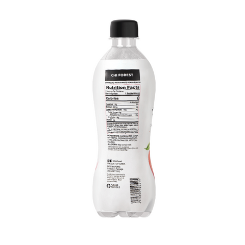 CHI FOREST White Peach Sparkling Water 16.2 FL Oz (480 mL)