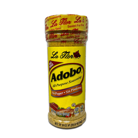 LA FLOR, All-Purpose Seasoning Adobo with Pepper, 13oz (368.54g)