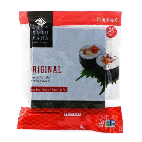 Yamamotoyama Roasted Sushi Nori Seaweed Original 10 Sheets 0.88 Oz (25 g) - CoCo Island Mart