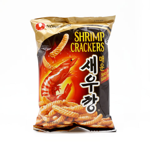 Nongshim Shrimp Crackers Spicy Flavor 2.6 Oz (75 g)