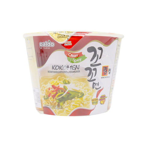 Paldo King Cup Instant Ramen Noodle with Spicy Chicken Flavor 3.70 Oz (105 g)