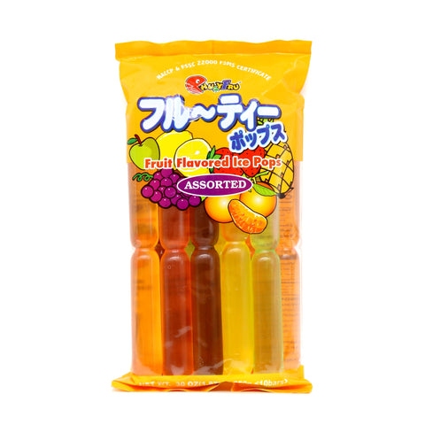 ChucyFru Assorted Fruit Flavored Ice Pops 1.87 LB (850 g)