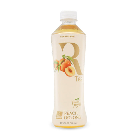 Genki Forest Peach Oolong Flavor 16.9 Fl Oz (500 mL)