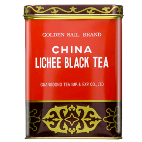Golden Sail Brand Lichee Black Tea 1/2 LB (227 g)