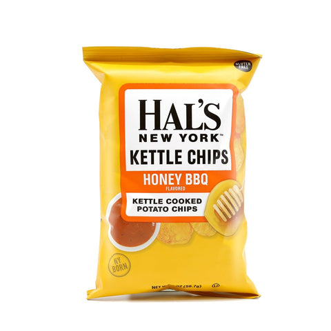 Hal's New York Kettle Cooked Potato Chips Honey BBQ Flavor 2 Oz (56.7 g)
