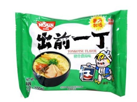 Nissin Demae Ramen Instant Noodles Tonkotsu Flavor 3.53 Oz (100 g)