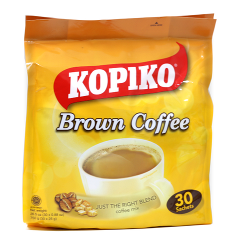Kopiko Instant Brown Coffee Mix (30 Sachets X 0.88 Oz) 26.5 Oz (750 g)