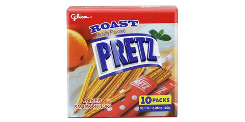 Glico Pretz Roast Baked Snack Sticks 6.35 Oz (180 g)