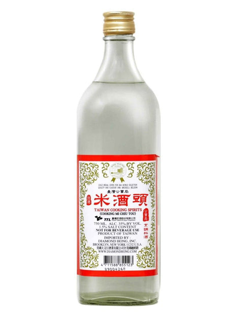 Taiwan TTL Rice Cooking Wine - Cooking MiChiu 25 FL OZ (750 mL) - 台湾工蕒局米酒头