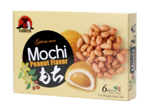 Kaoriya Mochi Peanut Flavor (6 Pieces) 7.4 Oz (210 g)