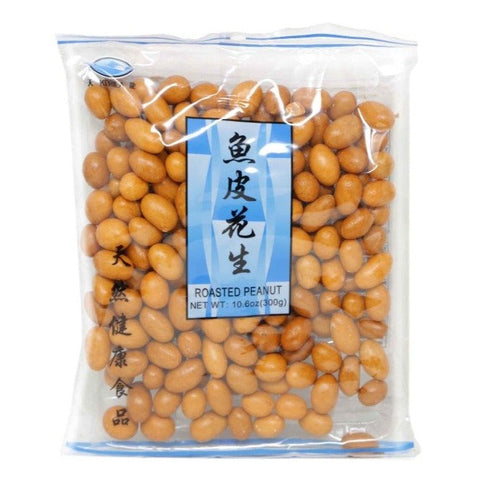 Korika Dry Fish Skin Roasted Peanut Snack 10.6 Oz (300 g) - 天龙鱼皮花生 300克