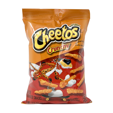 Cheeto's Crunchy Cheese Flavored Chips 2 Oz (77 g)