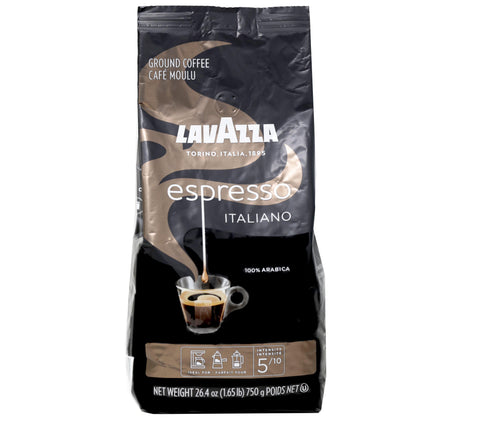 Lavazza Italian Whole Bean Ground Coffee Espresso | Espresso Italiano 26.4 Oz (750 g) - CoCo Island Mart