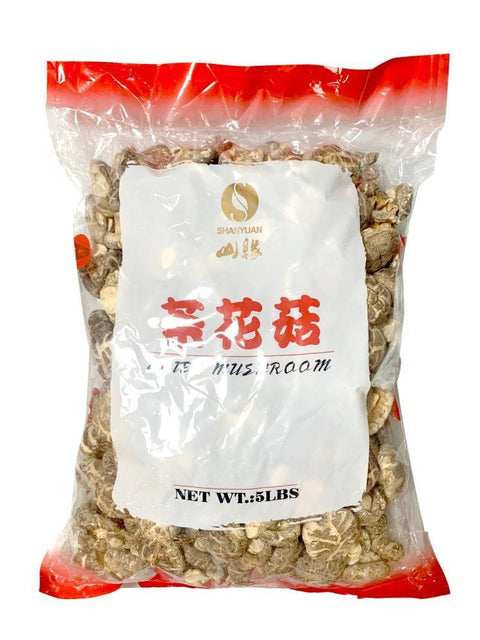 ShanYuan Dried Flower Shiitake Mushroom 5 LBS (2.27 Kg) - 山缘茶花姑 2.27 Kg - CoCo Island Mart