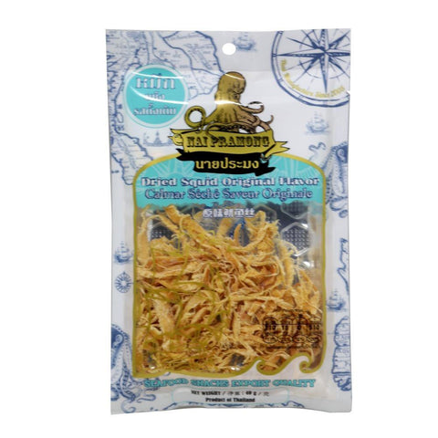 Nai Pramong Dried Squid Original Flavor 40 g - CoCo Island Mart