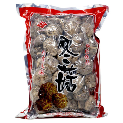 Shuang Ying Dried Shiitake Mushrooms 16 Oz (454 g) - 干白然风味冬菇 454 g - CoCo Island Mart