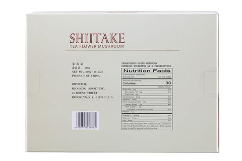 Shiitake Tea Flower Shiitake Mushroom 10.5 Oz (300 g) - 红叶茶花菇 300 g - CoCo Island Mart