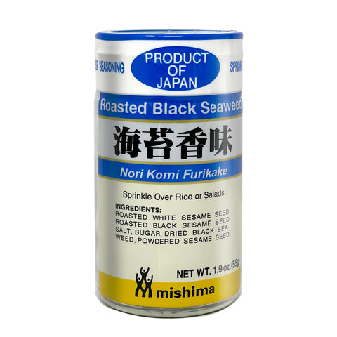 Mishima Roasted Black Sesame Nori Komi Furikake 1.9 Oz (55 g)