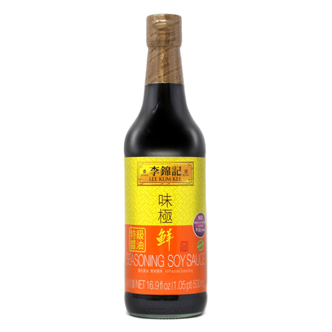 LEE KUM KEE Seasoning Soy Sauce 16.9 FL Oz (500 mL) - 李锦记 味极鲜