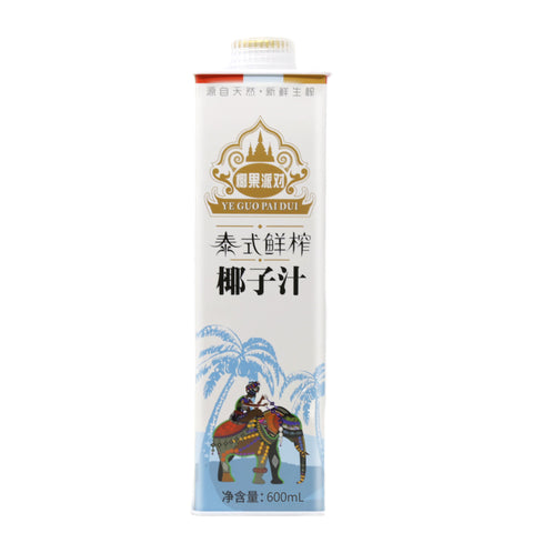 Ye Guo Pai Dui Coconut Juice 600 mL- 椰果派对 椰子汁饮料 600 mL