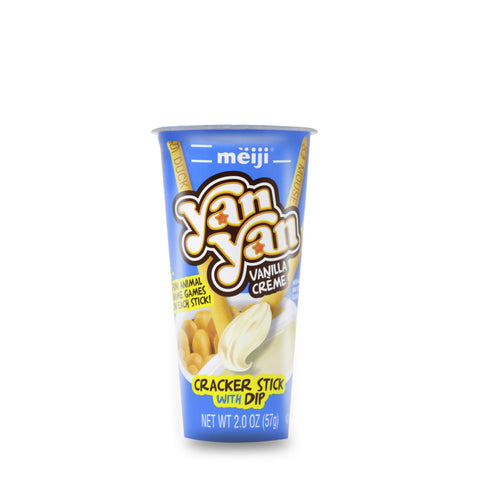 Meiji Yan Yan Cracker Sticks W/ Vanilla Cream Dip 2 Oz (57 g)